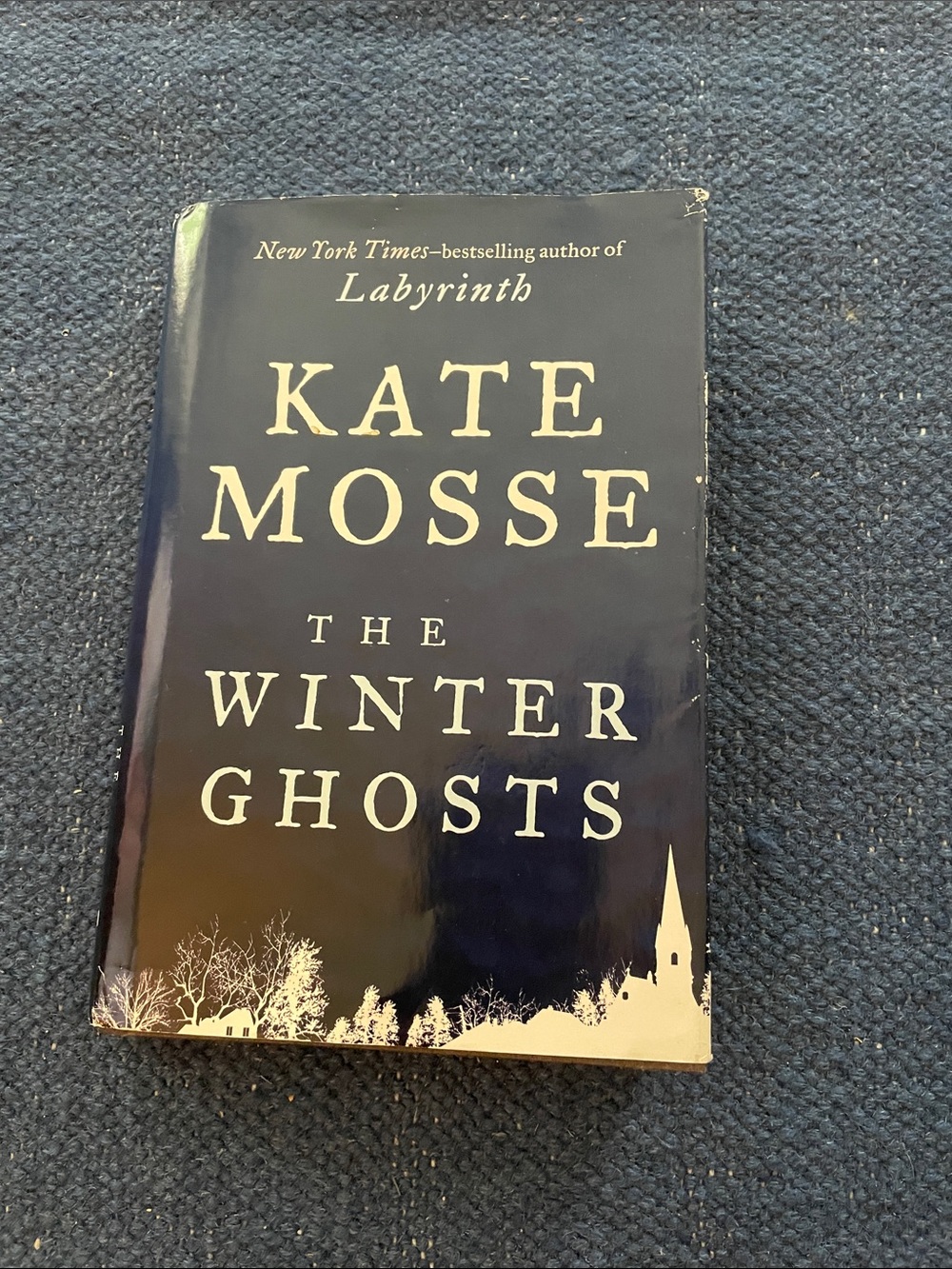 The Winter Ghosts Hardcover Book - Navy